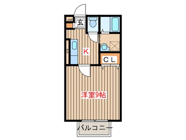 ヴィラ－ジュ輝Ａの物件間取画像